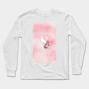 S Flowers Long Sleeve T-Shirt